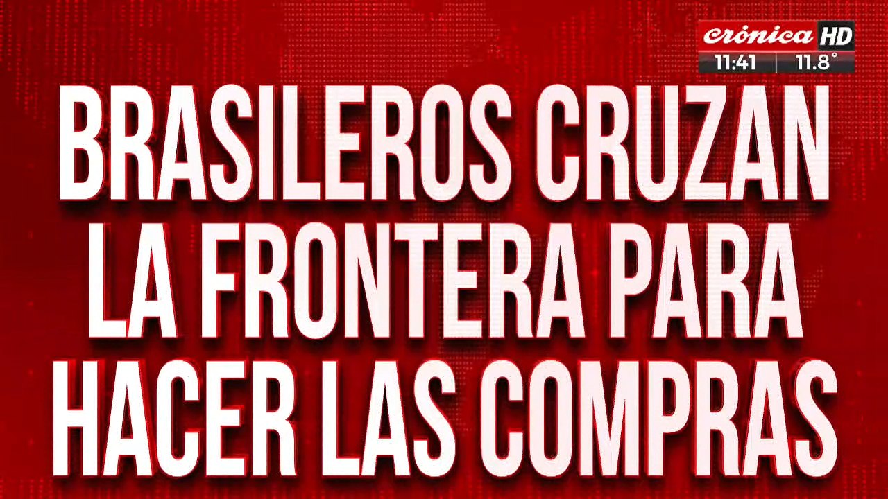 Argentina regalada: miles de brasileños cruzan la frontera para hacer compras