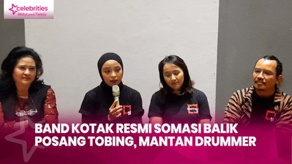 Band Kotak Resmi Somasi Balik Posang Tobing, Mantan Drummer