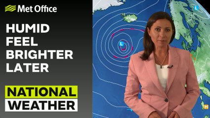 Met Office Evening Weather Forecast 26/07/23 – Rainy and Humid