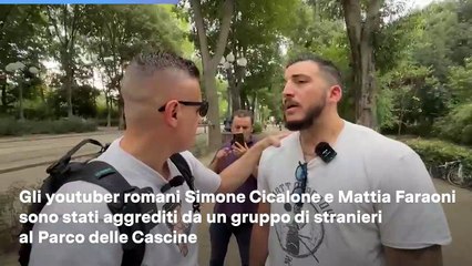 Youtuber aggrediti alle Cascine