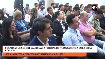 Posadas es sede de la Jornada Federal de Transparencia en la Obra Pública