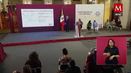 México pidió a EU ayuda para decomisar armas en la frontera, afirma Alicia Bárcena