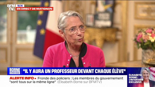 Remaniement: C'est assez classique que certains visent le poste de Premier ministre , estime Élisabeth Borne