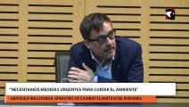 “Necesitamos medidas urgentes para cuidar el ambiente”