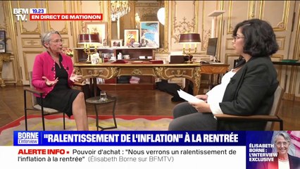Élisabeth Borne sur le recours au 49-3 pour faire voter le budget: "Je continuerai à prendre mes responsabilités"