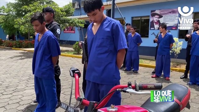 Detienen a presuntos ladrones de motocicletas en Masaya