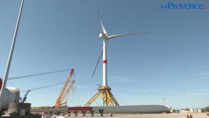 Port-de-Bouc : "Une des plus puissantes éoliennes marines au monde"