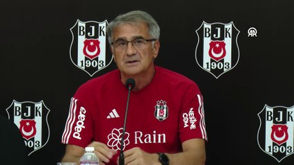 İSTANBUL - Beşiktaş-Tiran maçına doğru - Şenol Güneş (1)