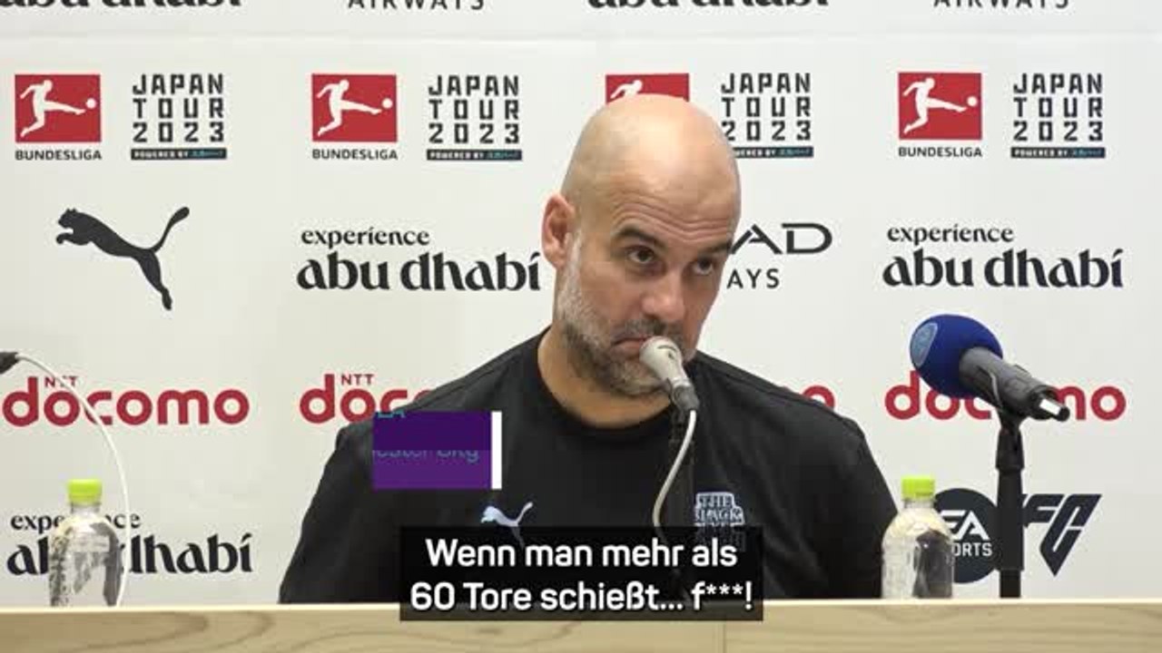 Guardiola zu Haaland: Wenn man 60 Tore schießt...