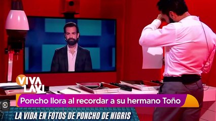 Poncho De Nigris llora al recordar a su hermano Toño