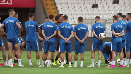 İSTANBUL - Tiran, Beşiktaş maçının hazırlıklarını tamamladı