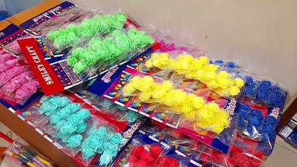 Unboxing and Review of Artificial Mini Foam Rose Flowers for Decoration Art and Craft Work