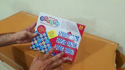 Unboxing and Review of Toymate Red HOUSIE 24 Reusable Cards- Family Fun Game for Small Gathering