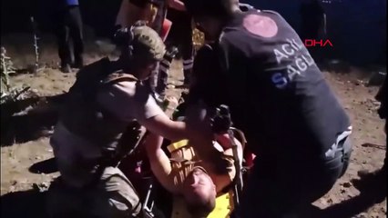 Hava Kuvvetleri Komutanlığı, yaralanan vatandaşı hastaneye yetiştirdi
