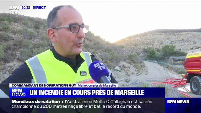Bouches-du-Rhône: l'incendie près des Pennes-Mirabeau est fixé et entre 15 et 20 hectares ont brûlé, selon le commandant des opérations