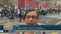 Docentes chilenos reclaman al Gobierno el cumplimiento de sus promesas electorales