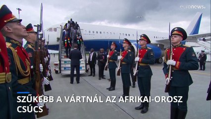 Kevesebb ország, illetve vezető érkezett a szentpétervári afrikai-orosz csúcsra