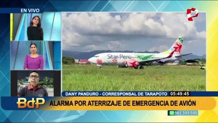 Tarapoto: MTC informó que aterrizaje de emergencia de avión de Star Perú no dejó heridos