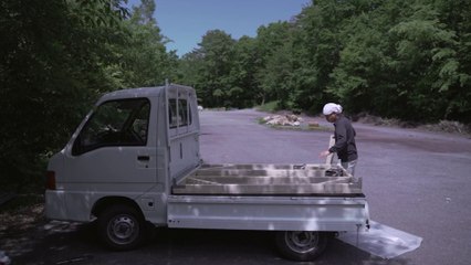 First stay in a self-made light truck camper [Car Camping]