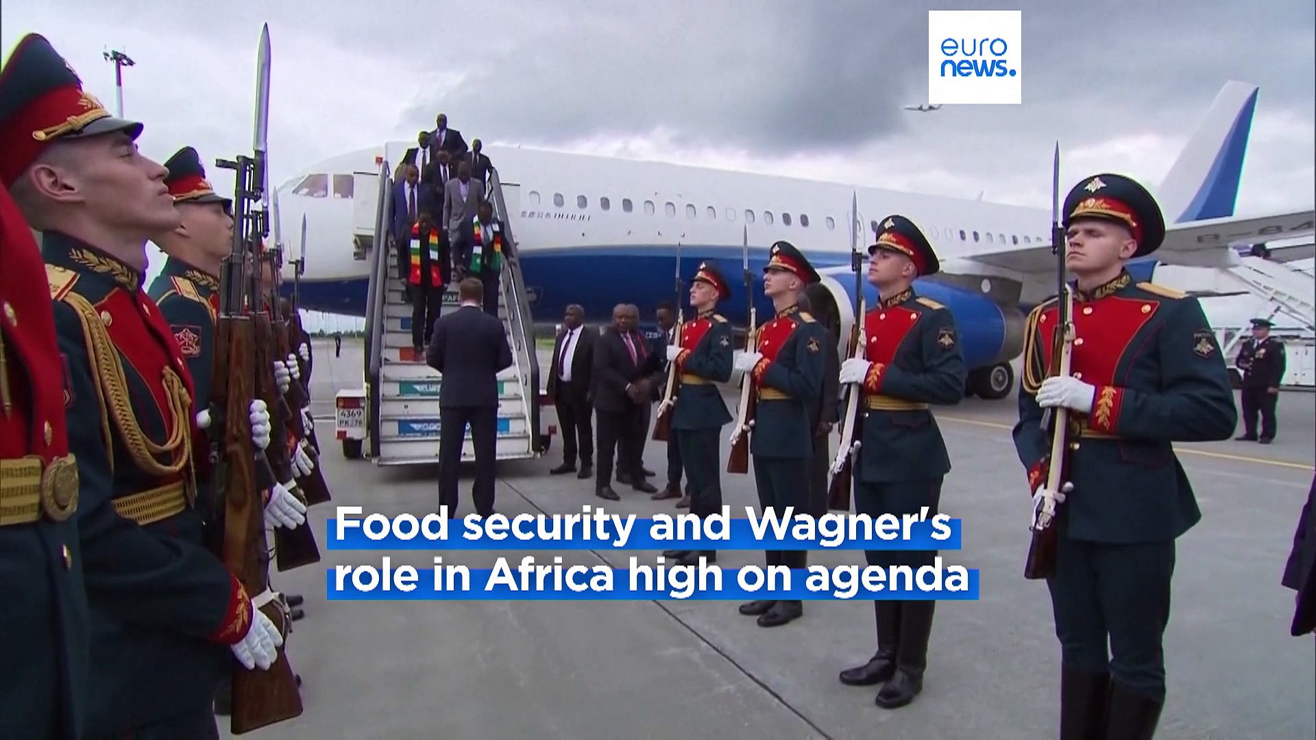 ⁣African leaders arrive in Russia for summit as Kremlin seeks allies in Ukraine war