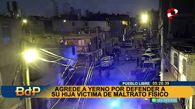 Pueblo Libre: padre defiende a su hija y agrede brutalmente a yerno por golpearla