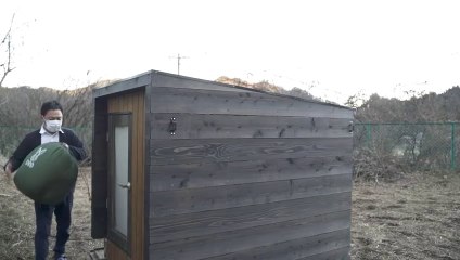 A camper with the best sleeping bag