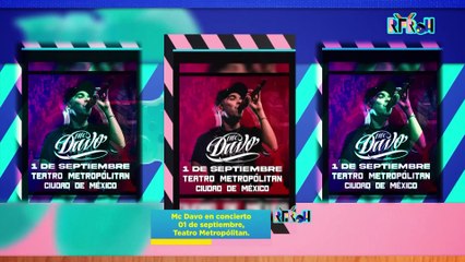 MC Davo se presentará en el Teatro Metropólitan