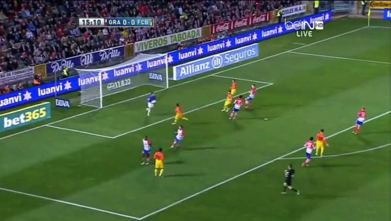 La Liga 2012/13 - Granada CF vs FC Barcelona - 1.Half