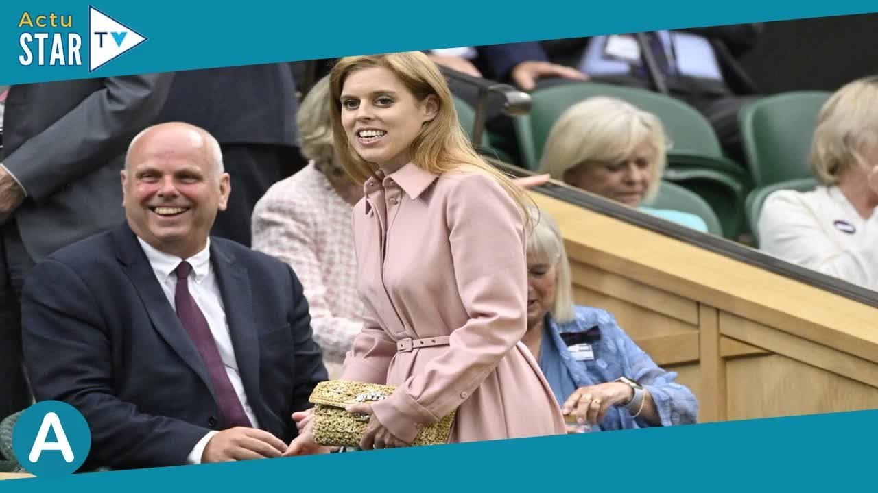 Princesse Beatrice radieuse en rose : découvrez le prix de sa tenue recyclée pour un mariage avec sa