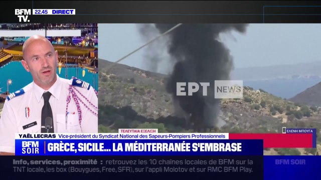 Incendie: On lutte contre très peu de feux par rapport à l'été dernier , pour Yaël Lecras (vice-président du syndicat national des sapeurs-pompiers professionnels)