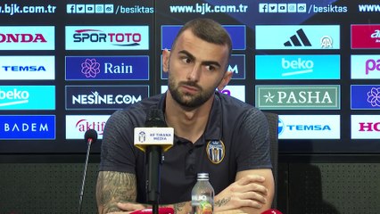 İSTANBUL - Beşiktaş-Tiran maçına doğru - Kristal Abazaj