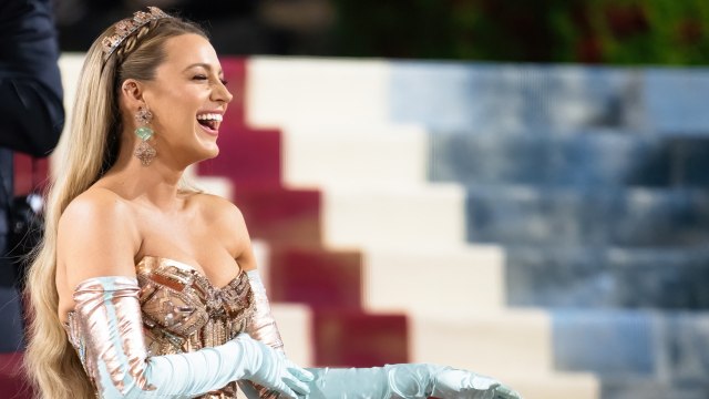 Blake Lively Just Jumped a Museum Rope to Fix Her Iconic Met Gala Dress