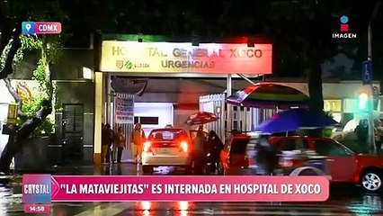"La Mataviejitas" es trasladada al Hospital de Xoco por una fractura