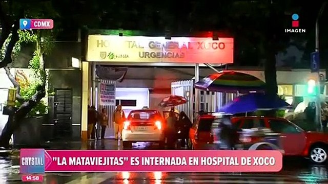 La Mataviejitas es trasladada al Hospital de Xoco por una fractura
