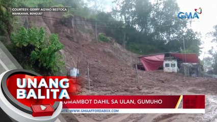 Lupang lumambot dahil sa ulan, gumuho | UB