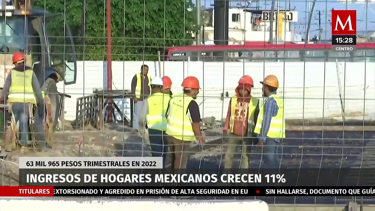 Inegi reporta crecimiento del 11 por ciento en ingresos de hogares mexicanos