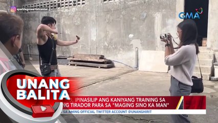 David Licauco, ipinasilip ang kaniyang training sa paggamit ng tirador para sa 'Maging Sino Ka Man' | UB