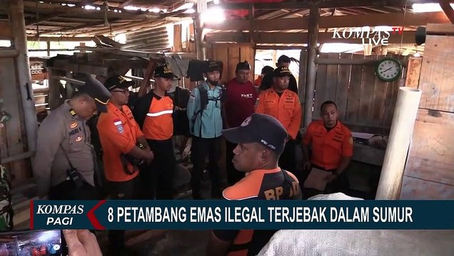8 Petambang Emas Ilegal di Banyumas Terjebak Akibat Sumur Tambang Tiba-tiba Tergenang Air!