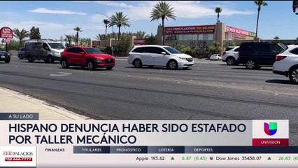 Hispano denuncia haber sido estafado por taller mecanico