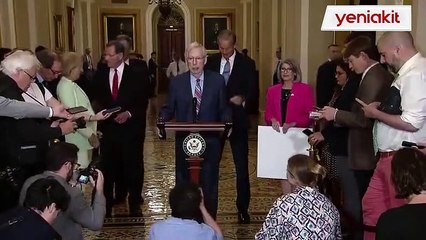 ABD'de Senato lideri kürsüde resmen dondu