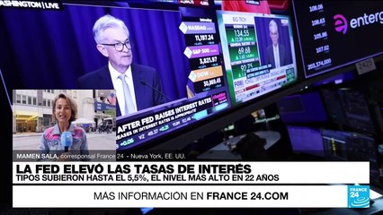 Informe desde Nueva York: tasas de interés en EE. UU buben al nivel más alto en 22 años
