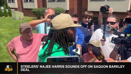 Steelers' Najee Harris Opens Up About Saquon Barkley Deal