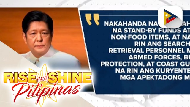 PBBM, tiniyak ang patuloy na aksiyon ng pamahalaan sa pinsala ng Bagyong #EgayPH