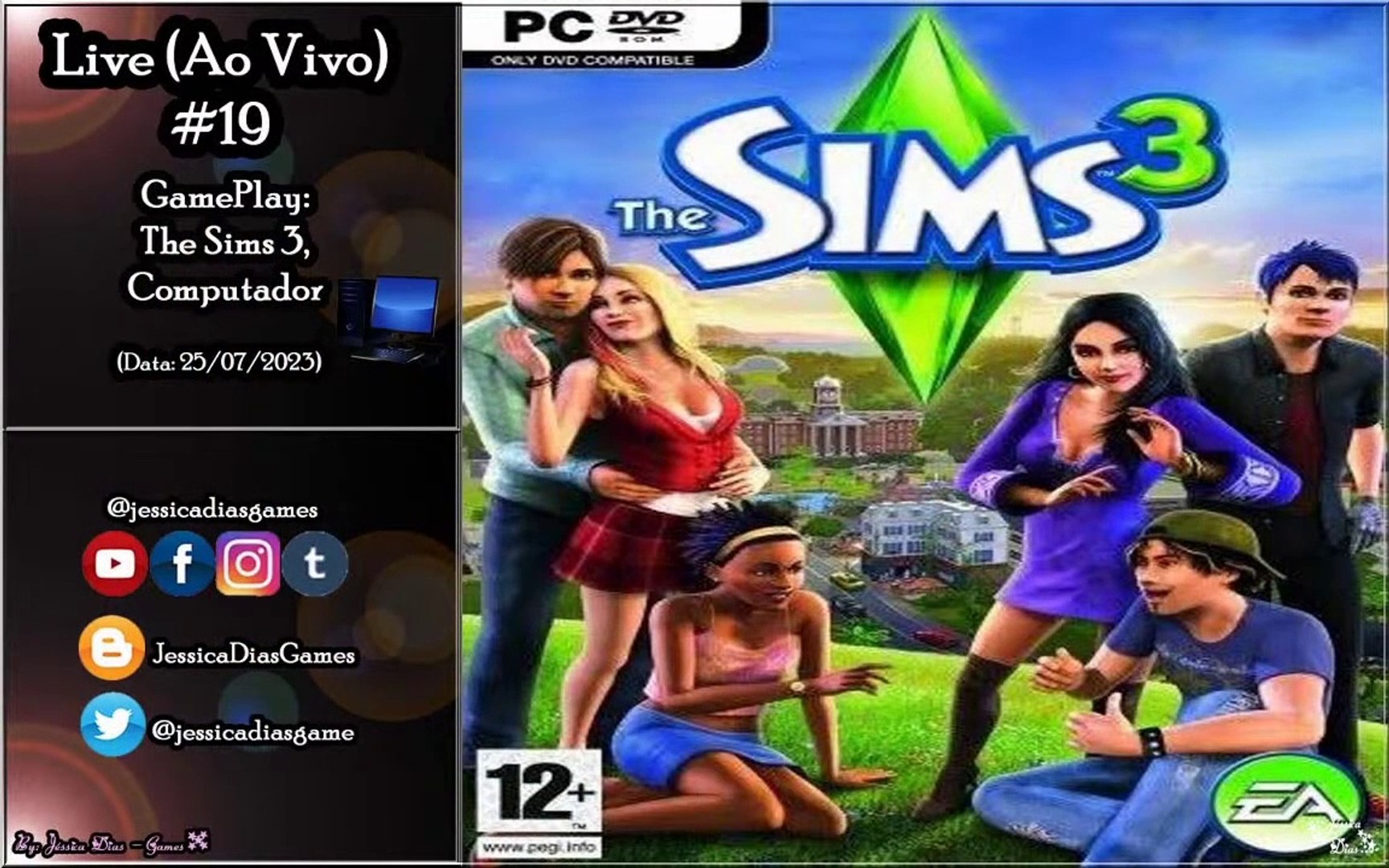 Live #19 - GamePlay: The Sims 3 - DLC'S (Computador) - Vídeo Dailymotion