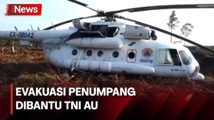 Helikopter BNPB Mendarat Darurat di Lahan Gambut Kotawaringin, Begini Situasinya
