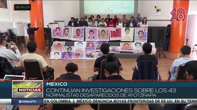 México: Continúan investigaciones sobre la desaparición de los 43 normalistas de Ayotzinapa