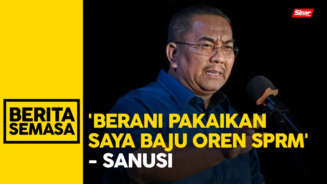Sanusi beri amaran bongkar kerja jahat jika dipakaikan 'baju oren'