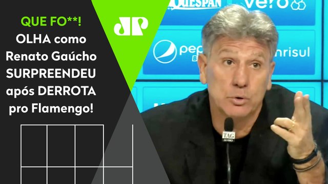 NÃO ADIANTA! Quando o Flamengo RESOLVE JOGAR... Renato Gaúcho É SINCERO após DERROTA do Grêmio!