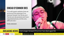 Sinead OConnor Irish singer has died aged 56 family confirms