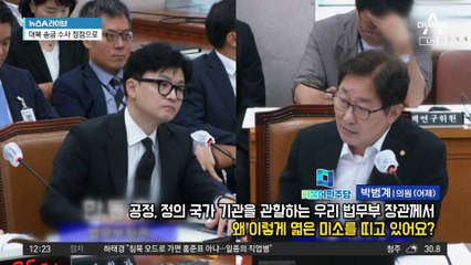 박범계 vs 한동훈…만날 때마다 신경전